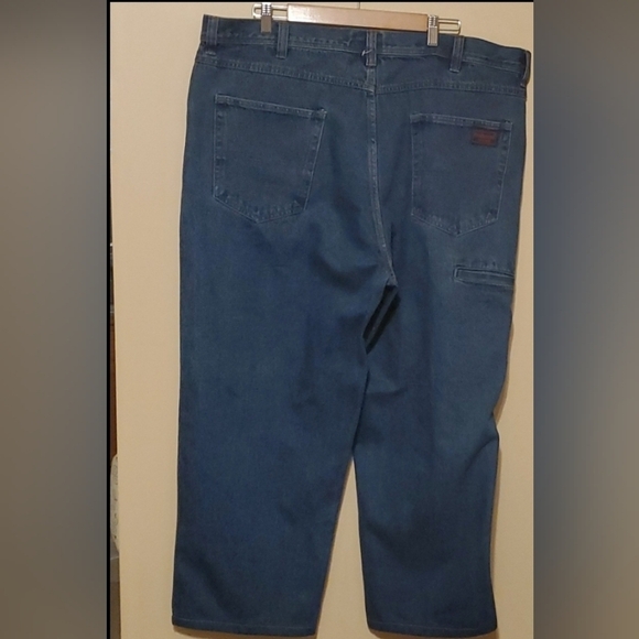 Five Brother jeans men's size 42 x 32 work wear blue demin dark stonewar… - Picture 8 of 11